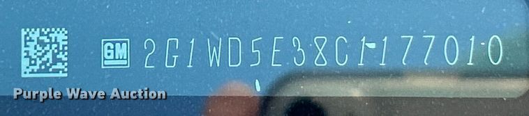 image for item EK4331 2012 Chevrolet Impala 