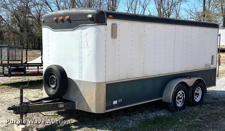 image for item EK4335 2001 Haulmark KLS7X16WT2 enclosed cargo trailer