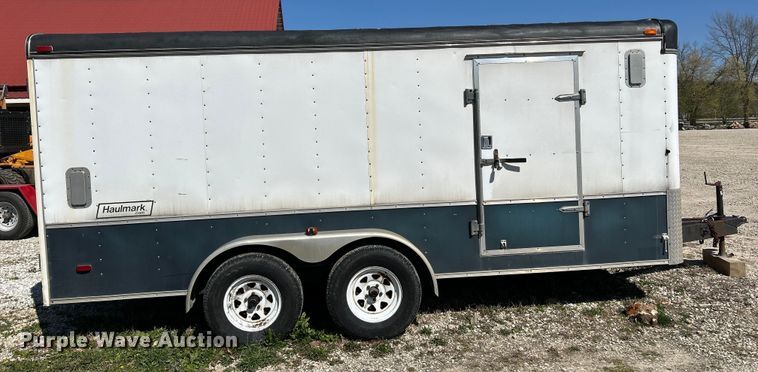 image for item EK4335 2001 Haulmark KLS7X16WT2 enclosed cargo trailer