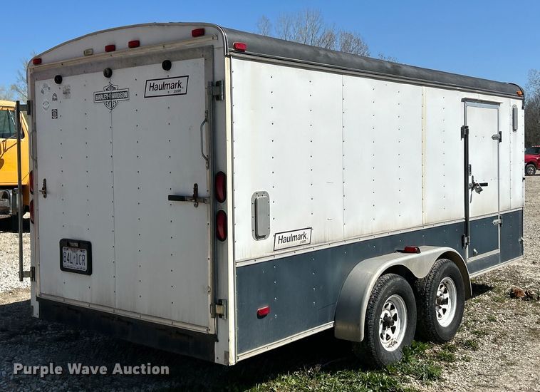 image for item EK4335 2001 Haulmark KLS7X16WT2 enclosed cargo trailer