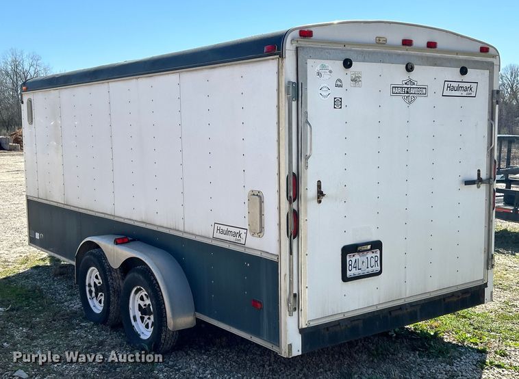 image for item EK4335 2001 Haulmark KLS7X16WT2 enclosed cargo trailer