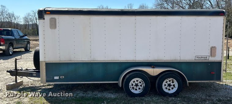 image for item EK4335 2001 Haulmark KLS7X16WT2 enclosed cargo trailer