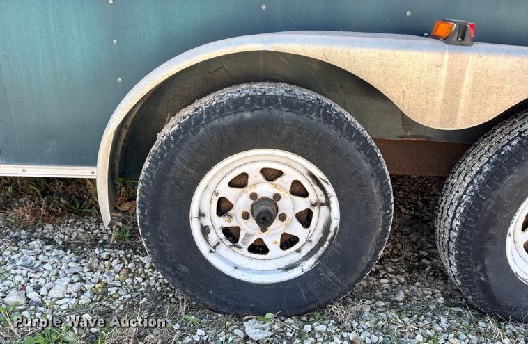 image for item EK4335 2001 Haulmark KLS7X16WT2 enclosed cargo trailer