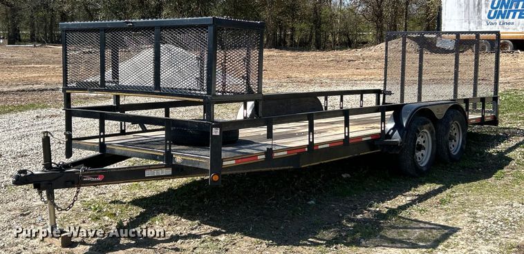 image for item EK4336 2017 Heartland 20' Tandem utility trailer