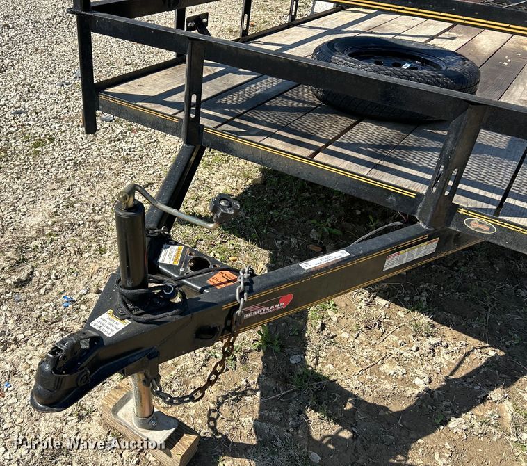 image for item EK4336 2017 Heartland 20' Tandem utility trailer