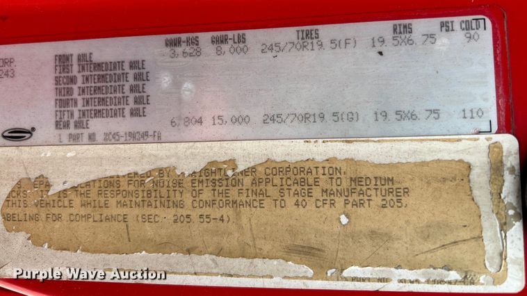 image for item EK4377 2002 Sterling M6500 Acterra rollback truck