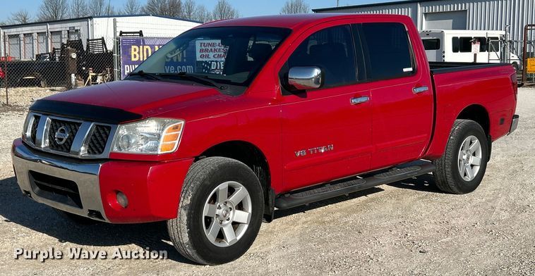 image for item EK4418 2005 Nissan  Titan LE Crew Cab pickup truck