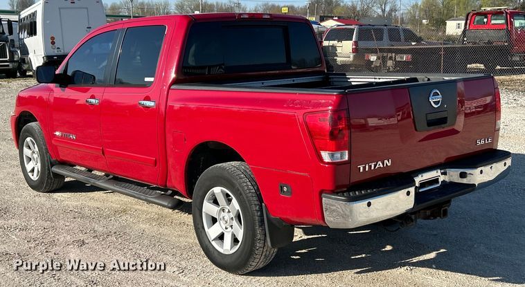 image for item EK4418 2005 Nissan  Titan LE Crew Cab pickup truck