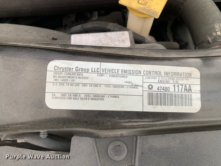 image for item KX9935 2015 Dodge Ram  cargo van