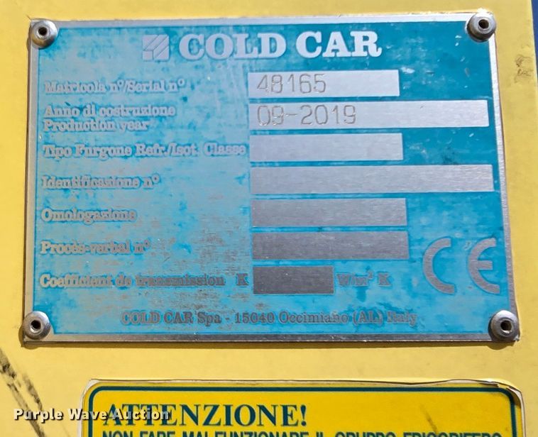 image for item LD9126 2019 Ford E450 refrigerated truck