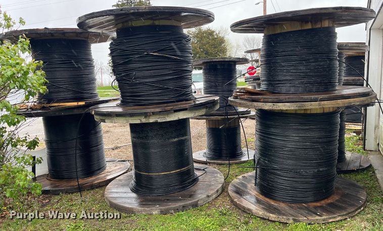 image for item LD9378 (10) spools of fiber optic cable