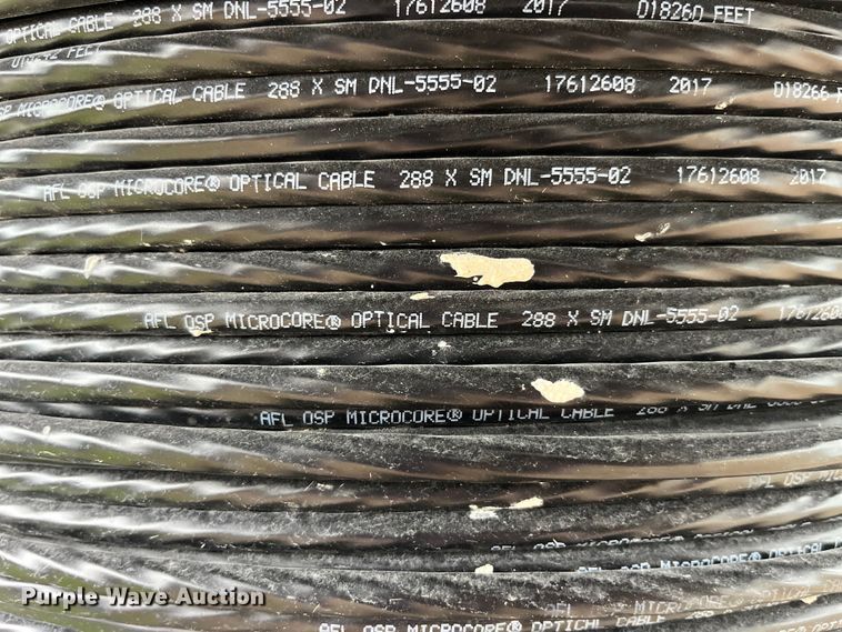 image for item LD9378 (10) spools of fiber optic cable