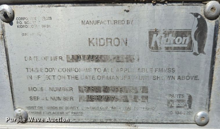 image for item ME9300 2018 International  4300 refrigerated truck