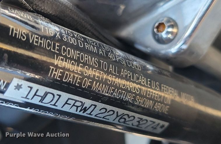 image for item MQ9702 2002 Harley Davidson  Road King motorcycle