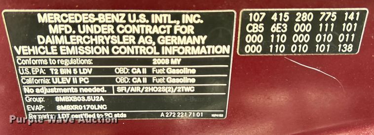 image for item NB9357 2008 Mercedes Benz  R350 