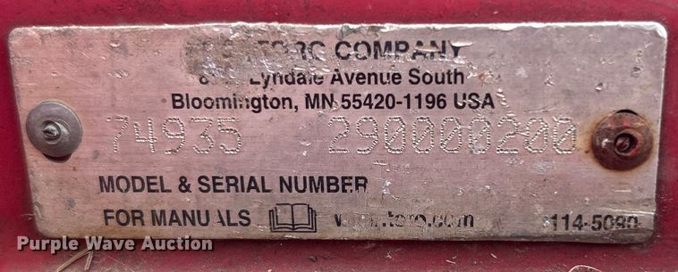 image for item NB9363 Toro Z Master ZTR lawn mower