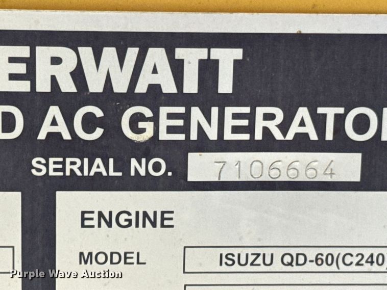 image for item ND9067 Multiquip DCA-25SSIU generator