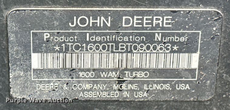 image for item ND9096 John Deere 1600 Turbo lawn mower