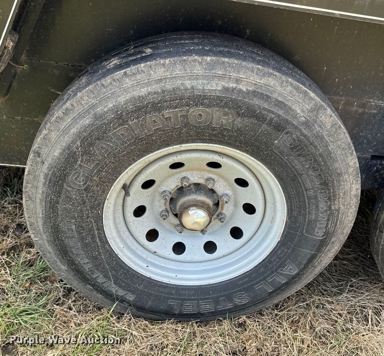 image for item ND9105 2021 Millertime equipment trailer