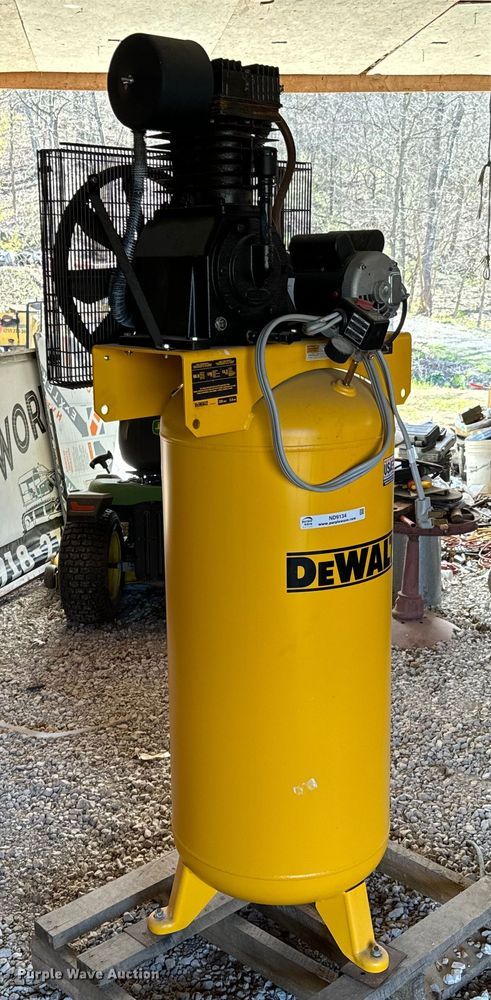 image for item ND9134 DeWalt DXCMV5076055 air compressor and Metal Pro iron worker 