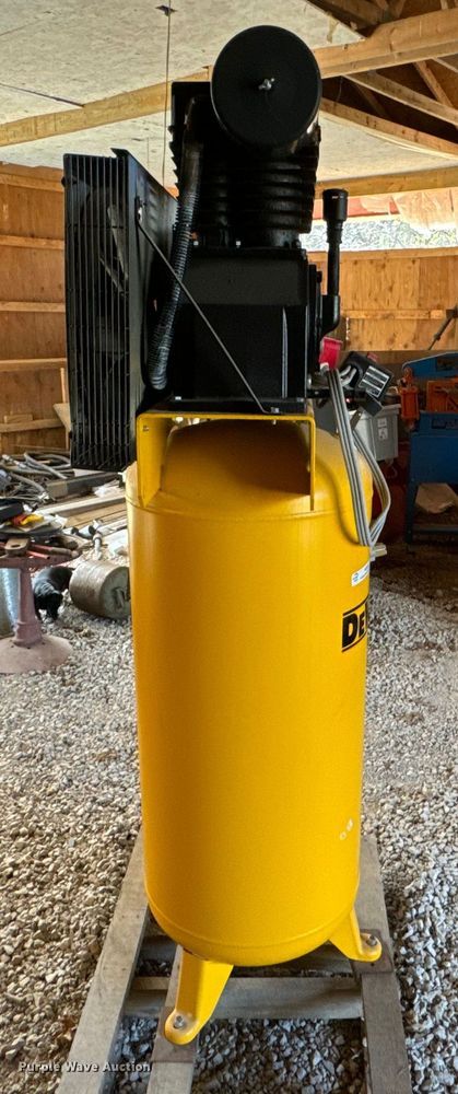 image for item ND9134 DeWalt DXCMV5076055 air compressor and Metal Pro iron worker 