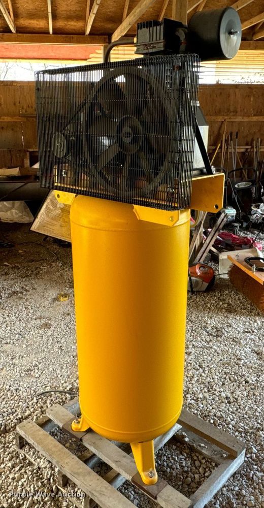 image for item ND9134 DeWalt DXCMV5076055 air compressor and Metal Pro iron worker 