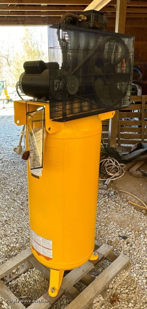 image for item ND9134 DeWalt DXCMV5076055 air compressor and Metal Pro iron worker 