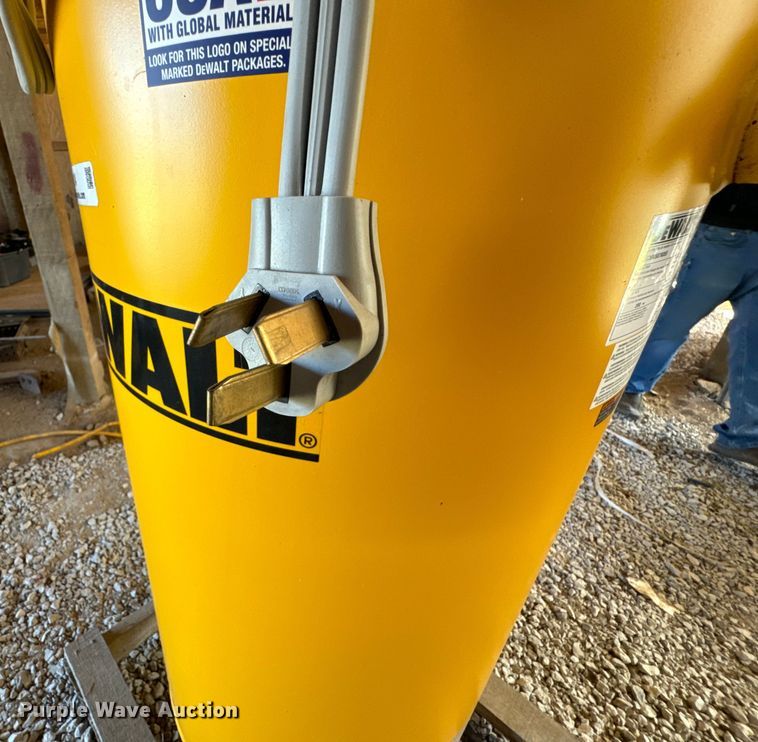 image for item ND9134 DeWalt DXCMV5076055 air compressor and Metal Pro iron worker 