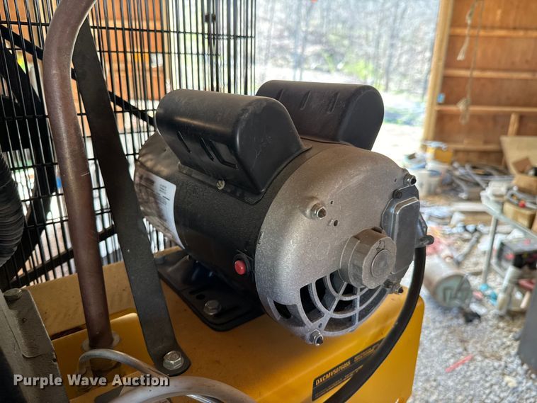 image for item ND9134 DeWalt DXCMV5076055 air compressor and Metal Pro iron worker 