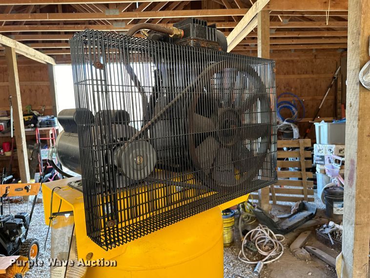 image for item ND9134 DeWalt DXCMV5076055 air compressor and Metal Pro iron worker 