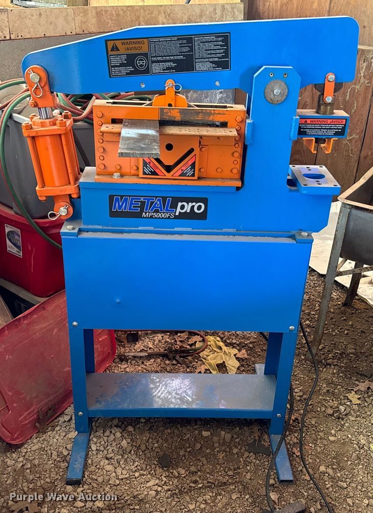 image for item ND9134 DeWalt DXCMV5076055 air compressor and Metal Pro iron worker 