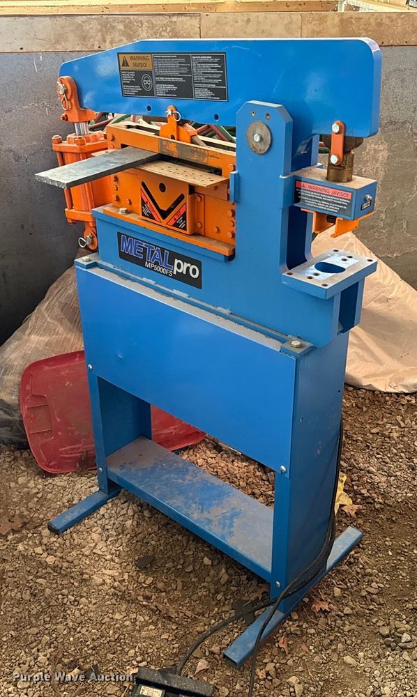 image for item ND9134 DeWalt DXCMV5076055 air compressor and Metal Pro iron worker 