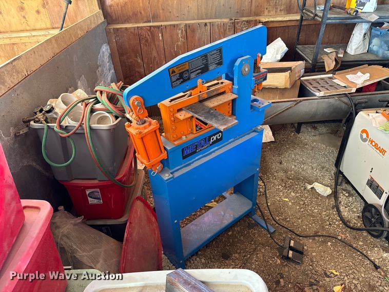 image for item ND9134 DeWalt DXCMV5076055 air compressor and Metal Pro iron worker 