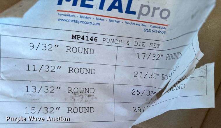 image for item ND9134 DeWalt DXCMV5076055 air compressor and Metal Pro iron worker 