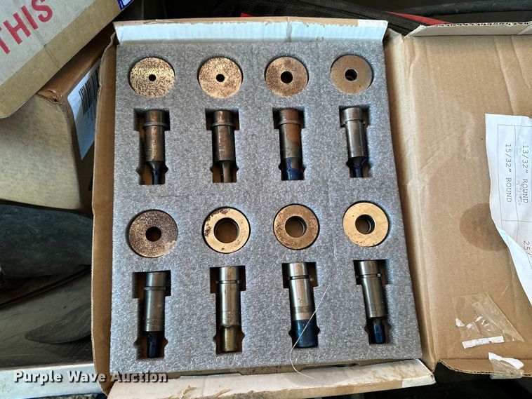 image for item ND9134 DeWalt DXCMV5076055 air compressor and Metal Pro iron worker 