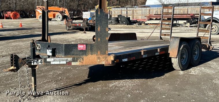 image for item NE9789 2013 Hooper 7X18'BC5 equipment trailer