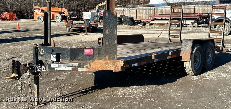 image for item NE9789 2013 Hooper 7X18'BC5 equipment trailer