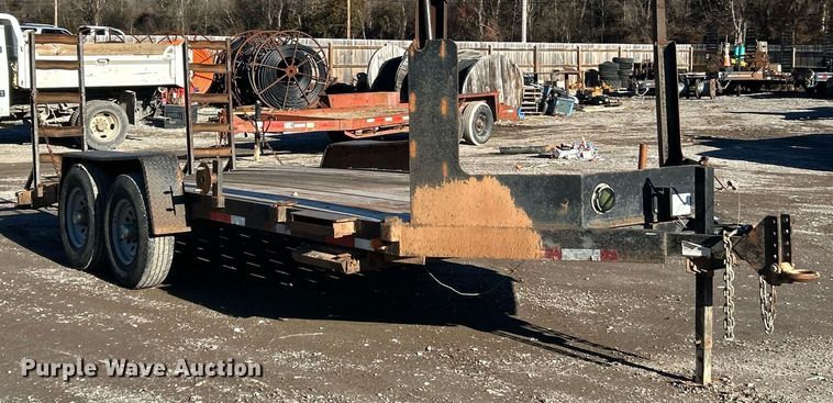 image for item NE9789 2013 Hooper 7X18'BC5 equipment trailer