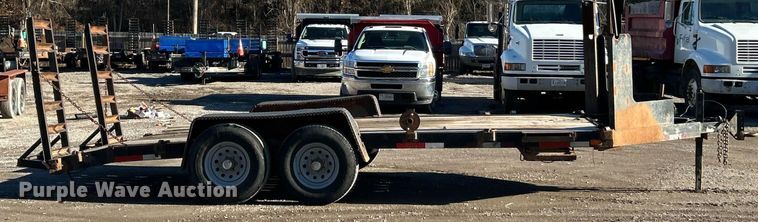 image for item NE9789 2013 Hooper 7X18'BC5 equipment trailer