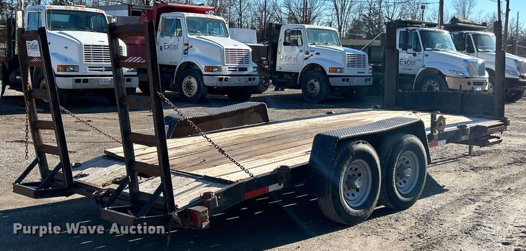 image for item NE9789 2013 Hooper 7X18'BC5 equipment trailer