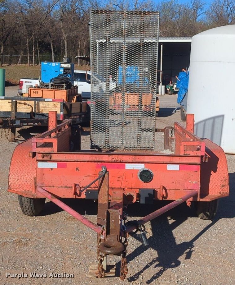 image for item NG9307 Shop built utility trailer
