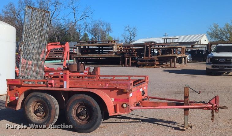 image for item NG9307 Shop built utility trailer
