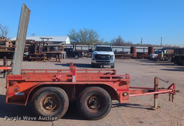 image for item NG9307 Shop built utility trailer