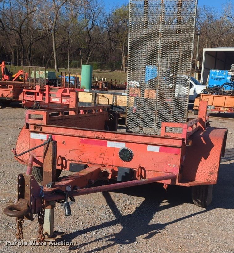 image for item NG9307 Shop built utility trailer