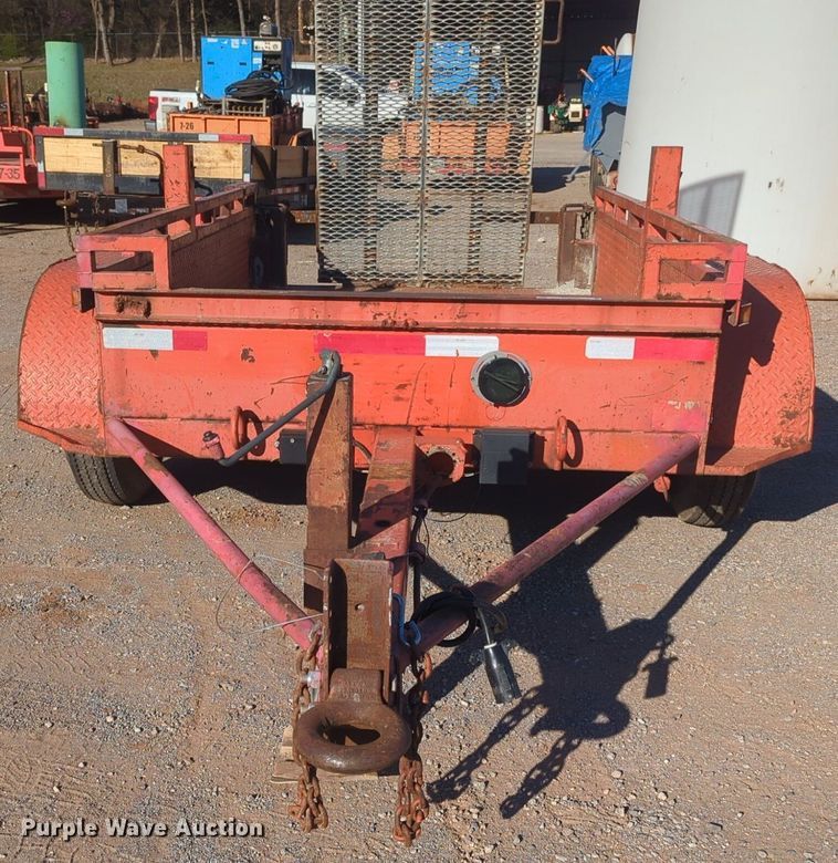 image for item NG9307 Shop built utility trailer