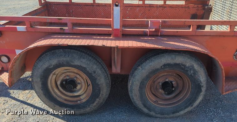 image for item NG9307 Shop built utility trailer