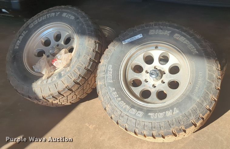 image for item NG9319 Dick Cepek 295/70R17 tires and wheels