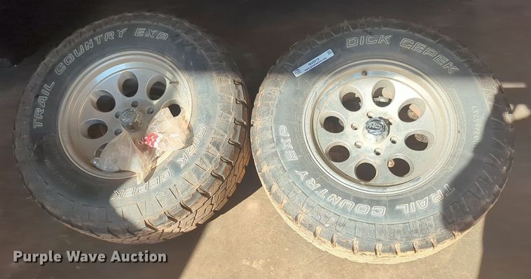 image for item NG9319 Dick Cepek 295/70R17 tires and wheels