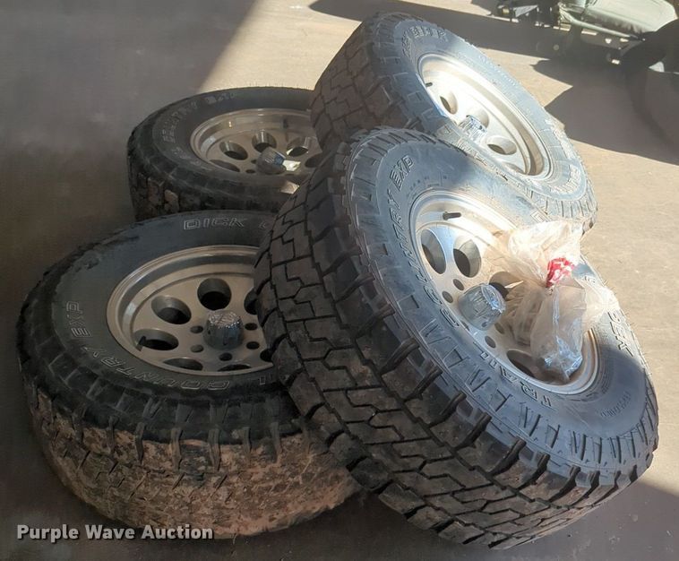 image for item NG9319 Dick Cepek 295/70R17 tires and wheels