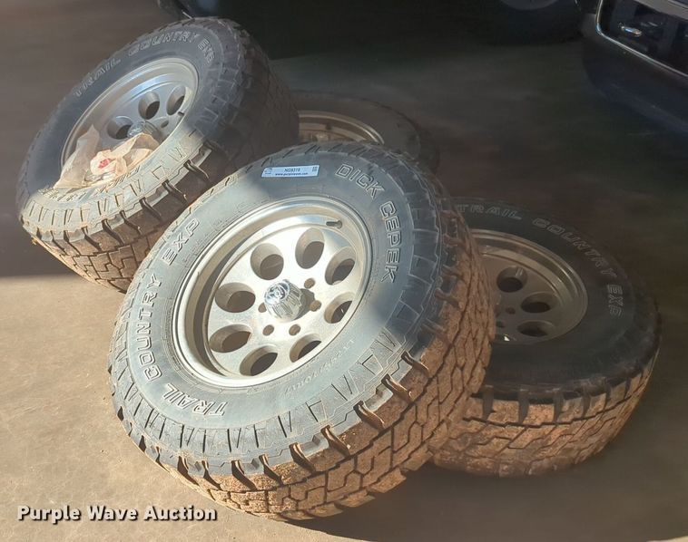 image for item NG9319 Dick Cepek 295/70R17 tires and wheels